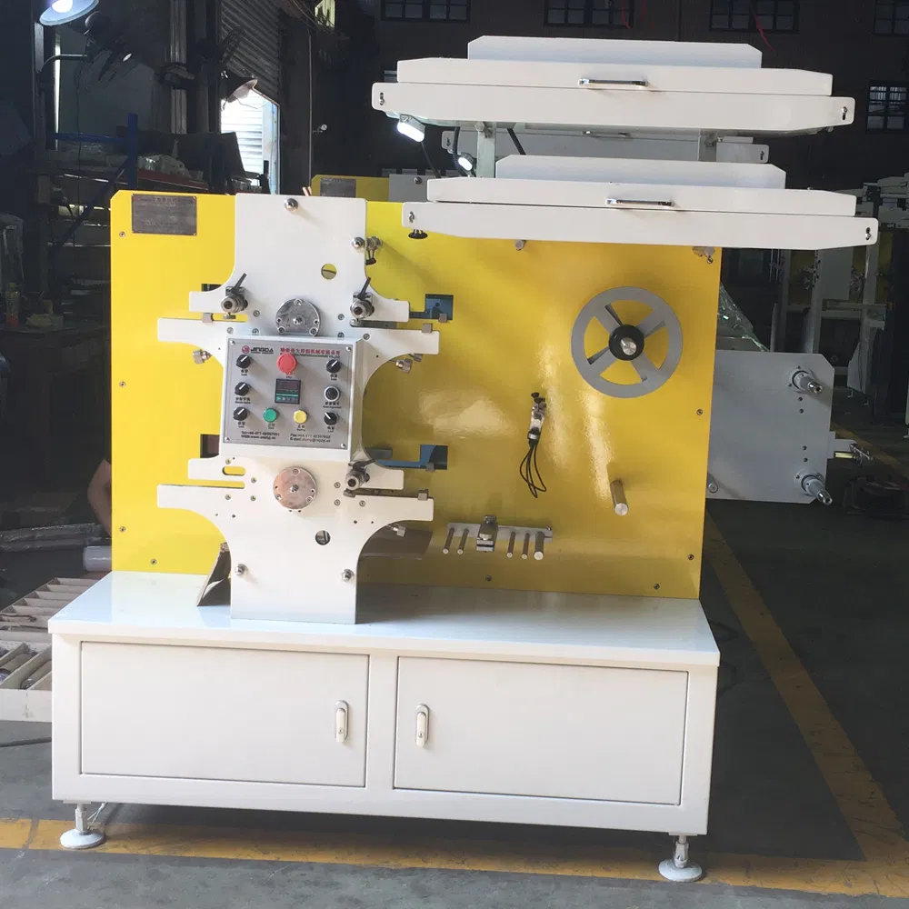 (JR-1221) Automatic Easy Registration Polyester Ribbon Label Flexo Printing Machine