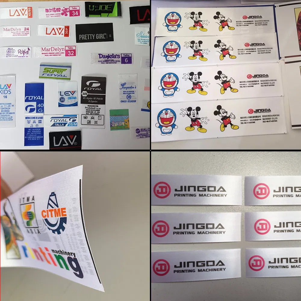 (JR-1221) Automatic Easy Registration Polyester Ribbon Label Flexo Printing Machine