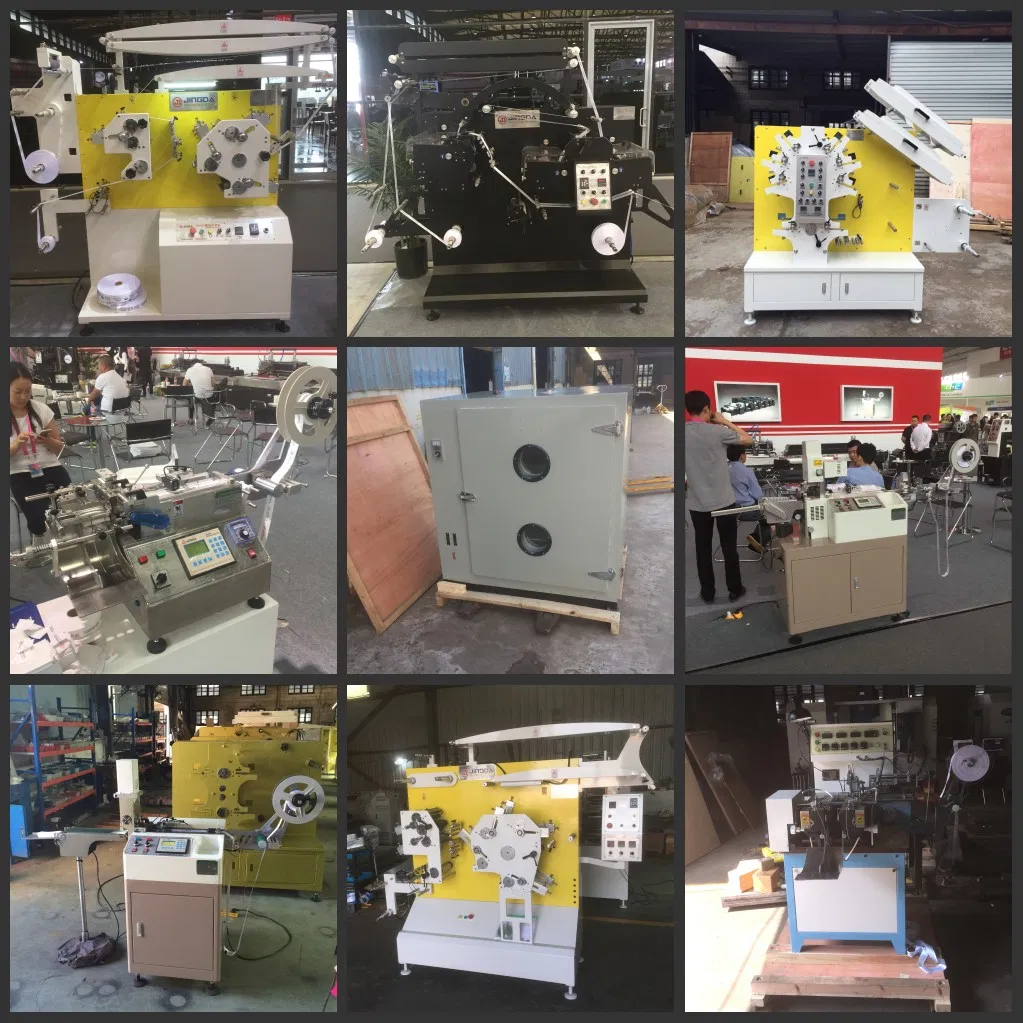 (JR-1221) Automatic Flexo Textile Ribbon Label Printing Machine, Garment Wash Care Labels Printing Machine