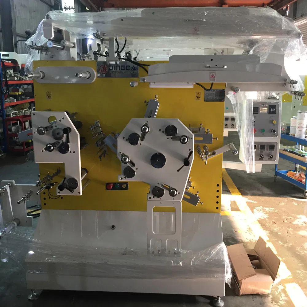 (JR-1221) Double Side High Speed Satin Ribbon Label Flexo Printing Machine