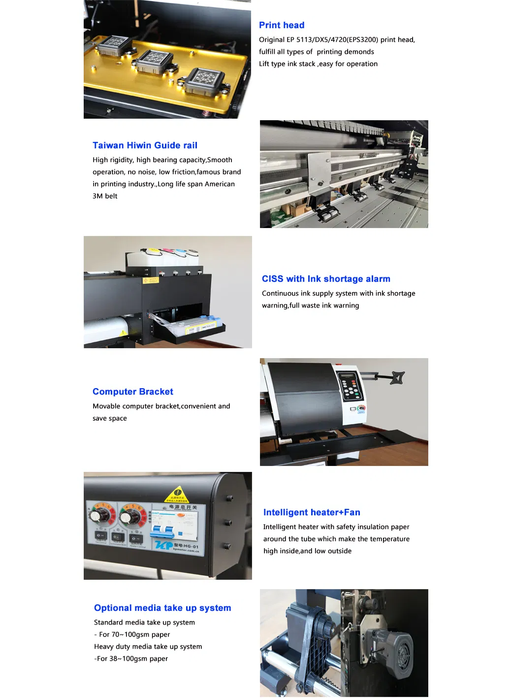 1.8m Cheap Large Format Sublimation Printer with Dx5 Head