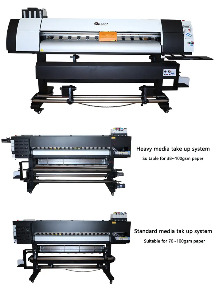 1.8m High Speed 3PCS 5113 Head Sublimation Textile Printer