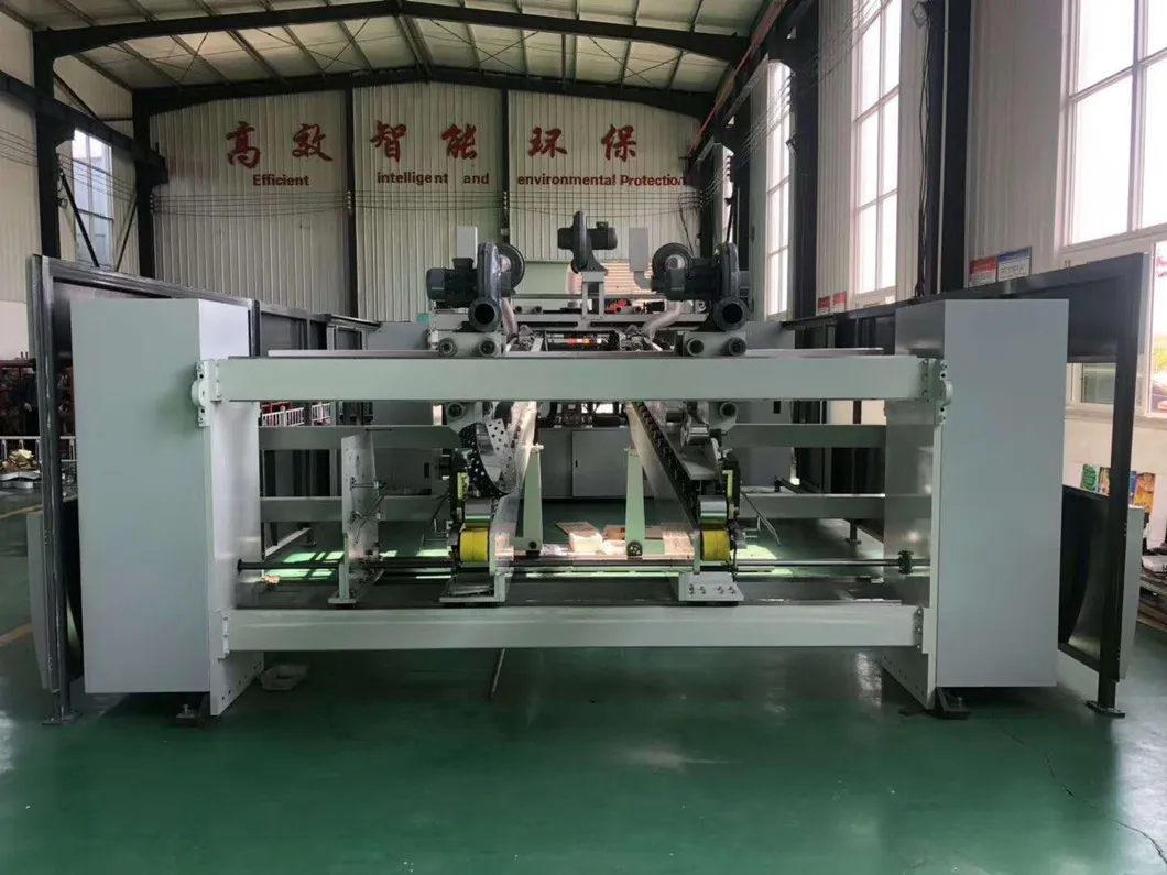 1224 Flexo Printer Slotter Die Cutter Fold Gluer Box Inline Machine; Vacuum Transfer Printing Box