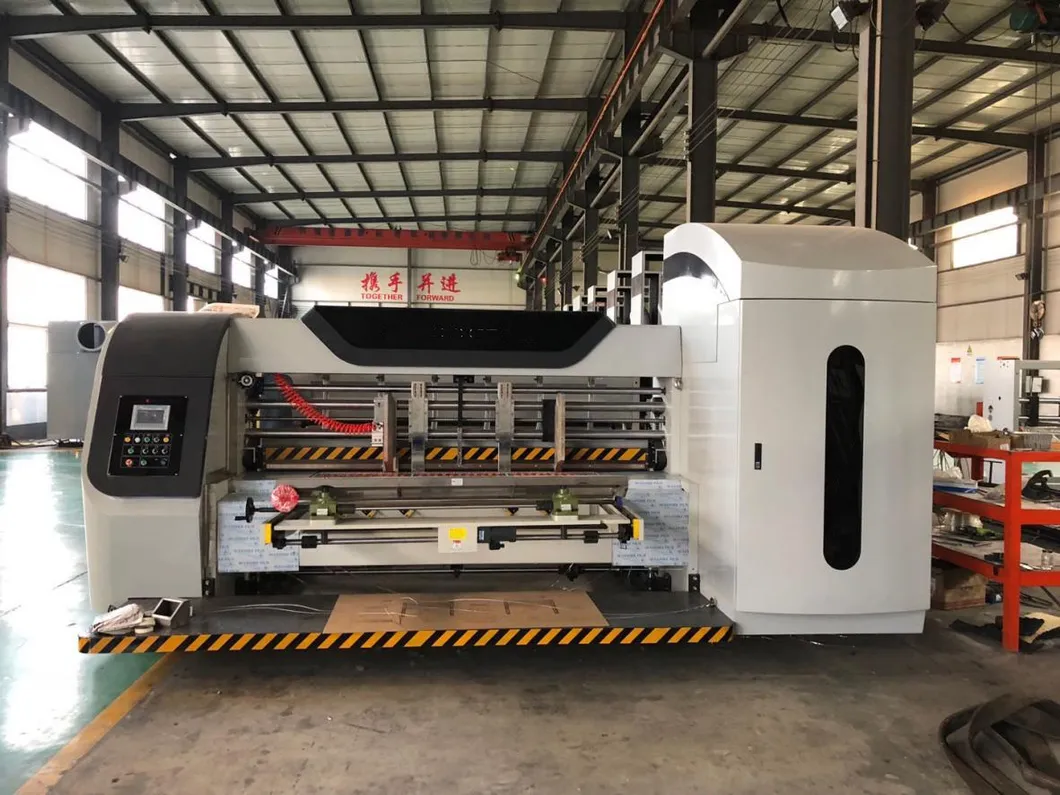 1224 Flexo Printer Slotter Die Cutter Fold Gluer Box Inline Machine; Vacuum Transfer Printing Box