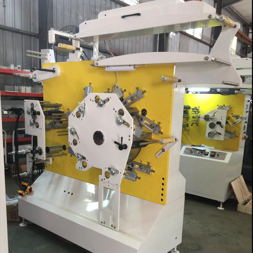 2c +1c Textile Garment Label Printing Machine for Sale (JR-1221) Automatic Flexo Wash Care Label Polyester Satin Ribbon Printing Machine