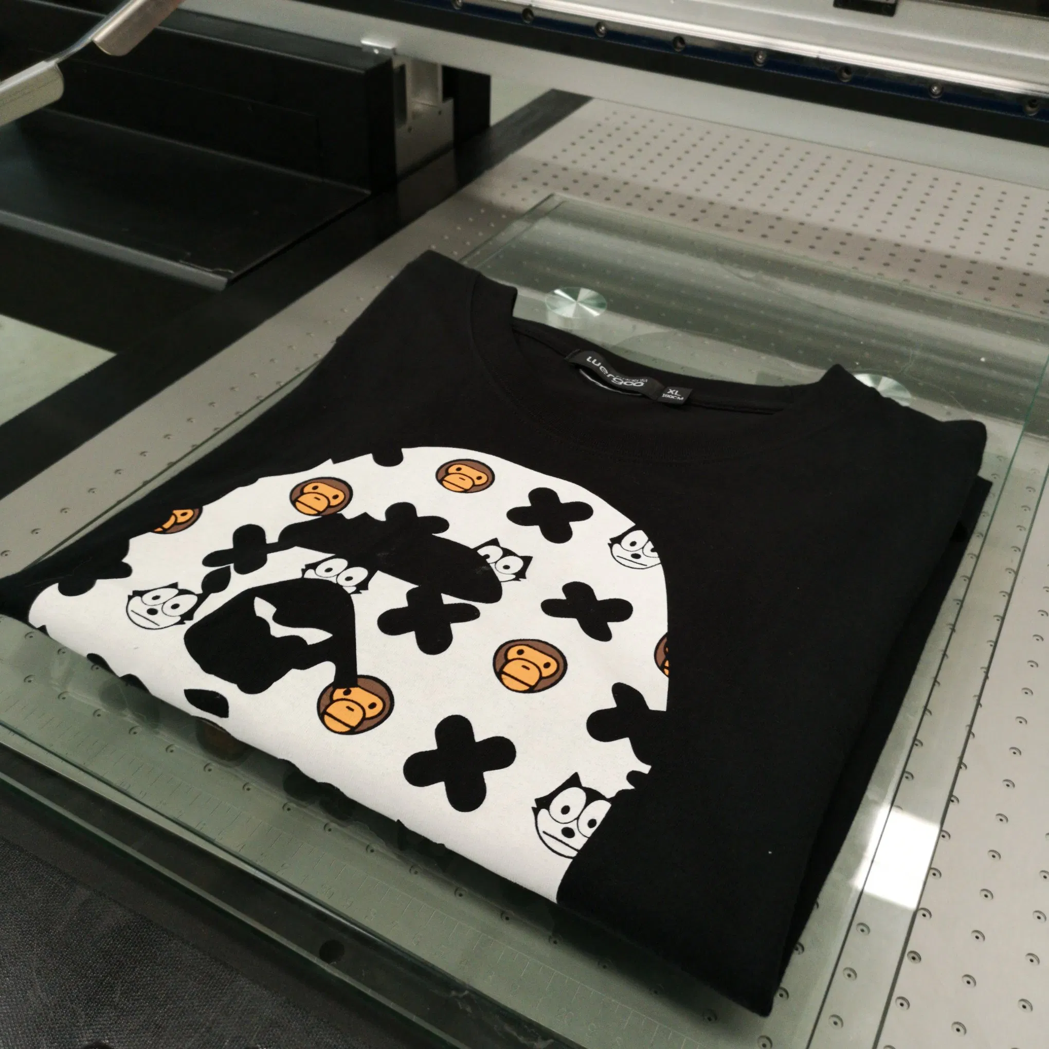 A1 Digital Flatbed Direct to Garment Customize Cloth Printing Machine Personalized DTG T Shirt Printer Wer-ED6090t