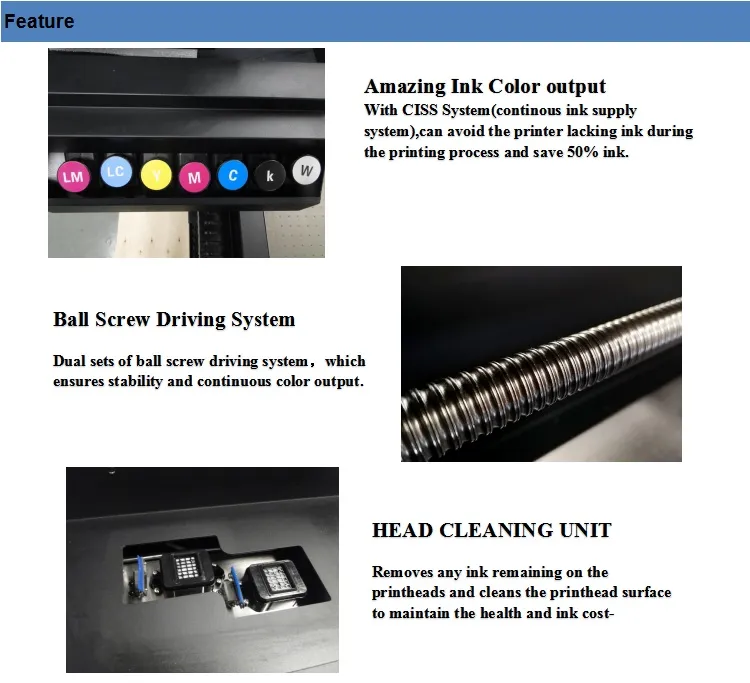 A3 A2 A1 DTG Direct to Garment Printer for Light and Dark T Shirt Printing