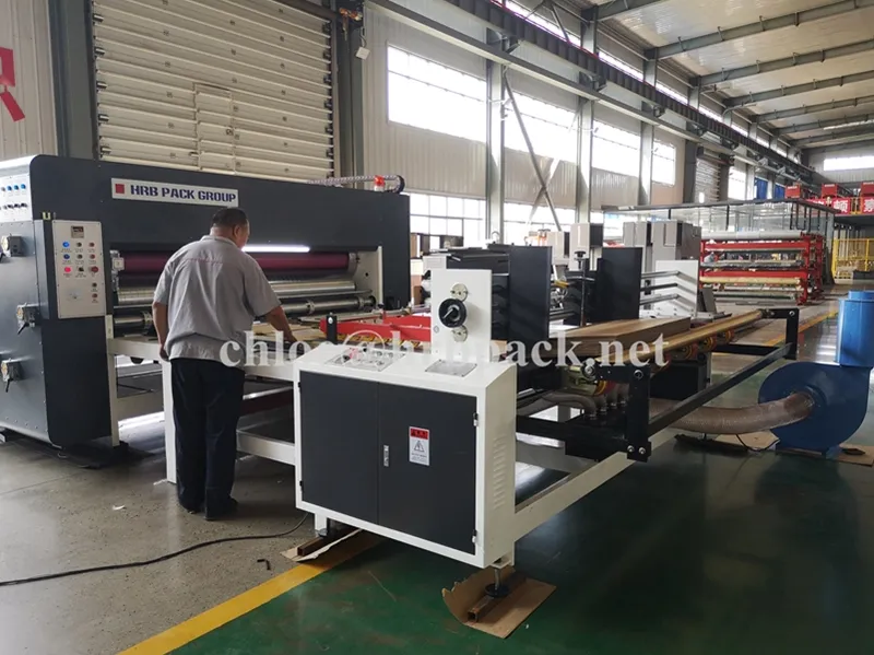 Auto Feeder Chain Printing Slotting Paperboard Machine; Flexo Printer Slotter Box