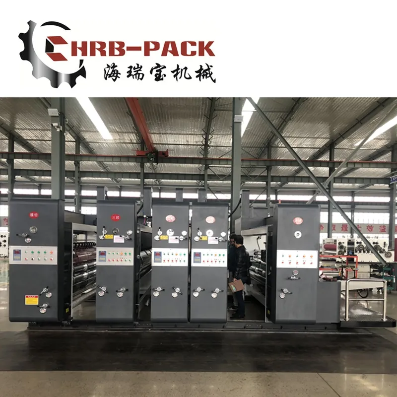 Automatic High Speed Flexo Printing Die Cutting Paperboard Machine