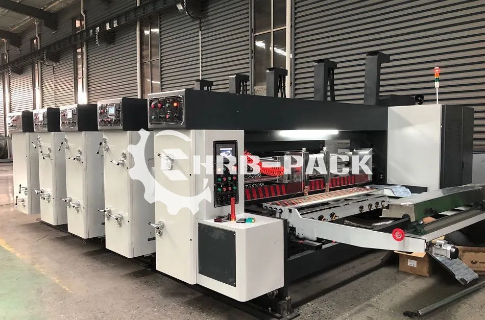 Automatic Lead Edge Feeding Flexographic Printing Slotting Die Cutting Box Machine