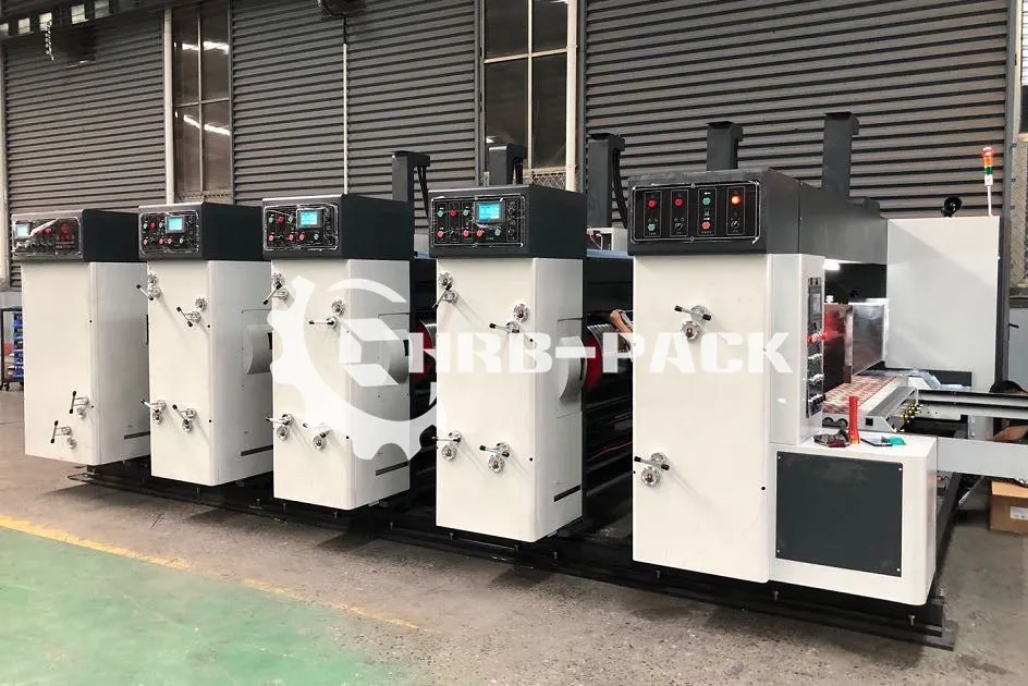 Automatic Lead Edge Feeding Flexographic Printing Slotting Die Cutting Box Machine