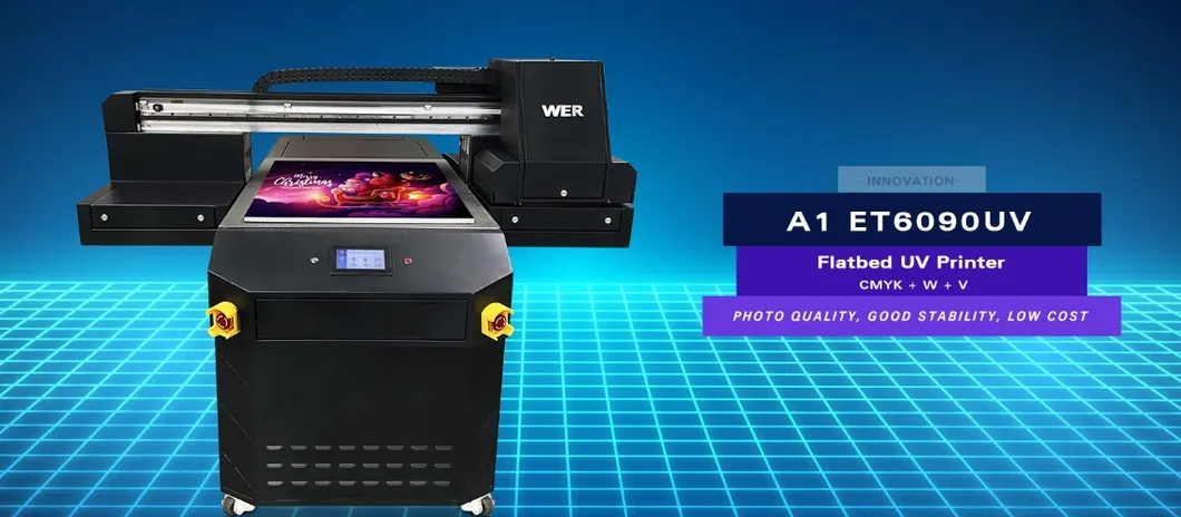 China Manufacturer A1 Size Small UV Flatbed Printer Wer-Et6090UV