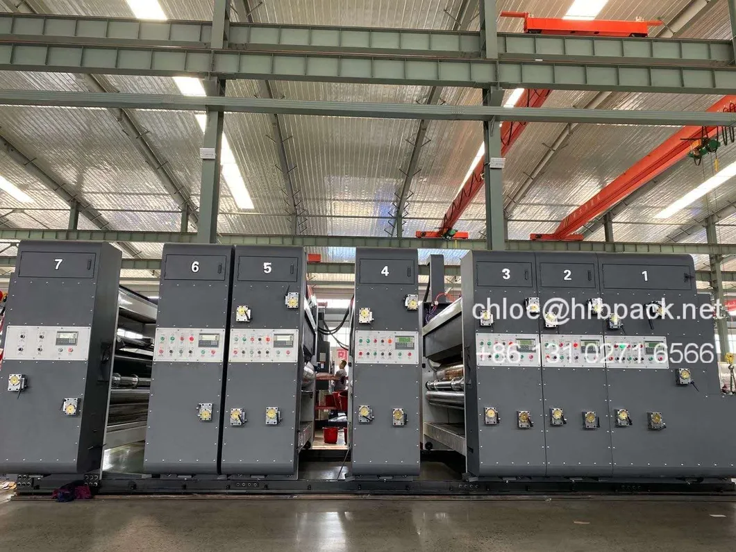 Flexo Printer Slotter Die Cutter Carton Box Machine; Flexo Printing Box Machine; Printing Slotting Die-Cutting