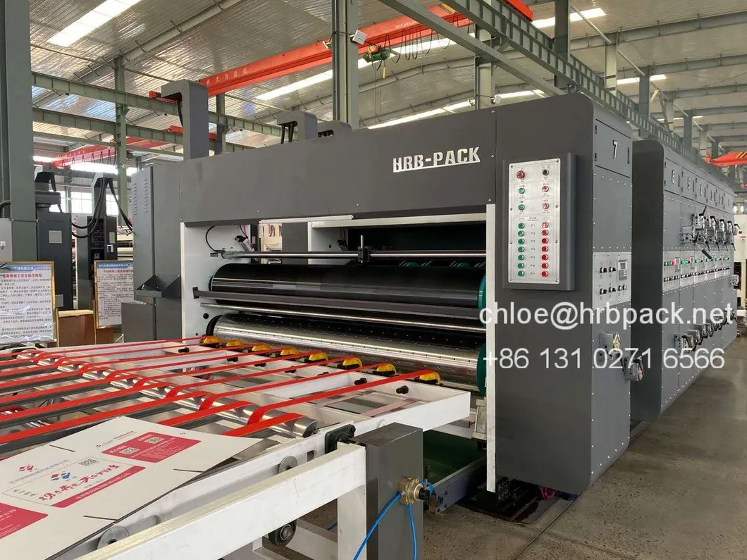 Flexo Printer Slotter Die Cutter Carton Box Machine; Flexo Printing Box Machine; Printing Slotting Die-Cutting