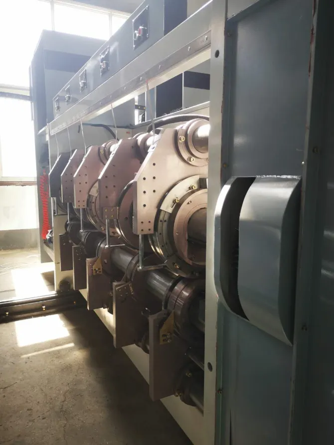 Flexo Printing Slotting Rotary Die Cutting Down Fold Gluer Box Inline Machine; Printer Gluer Making Box Line Machinery