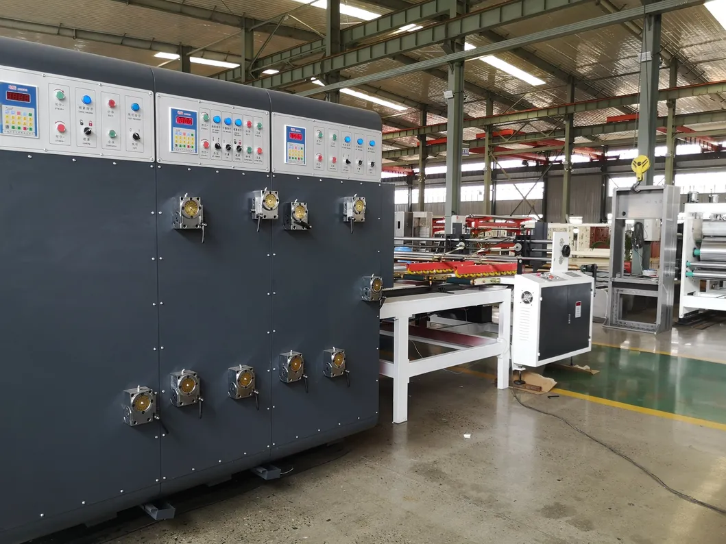 Flexographic Printer Slotter Die Cutter Box Machine