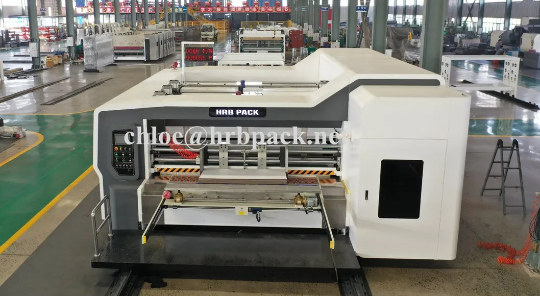 Flexographic Printing Fold Gluer Box Inline Machine; China Case Maker Box