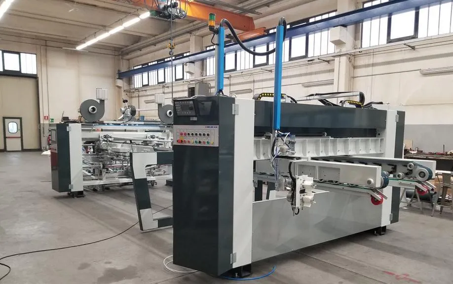 Flexographic Printing Fold Gluer Box Inline Machine; China Case Maker Box