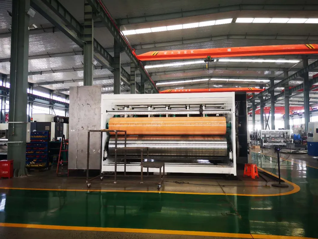 Flexographic Printing Slotting Die Cutting Box Machine; Lead Edge Feed Printer Slotter Box Machine