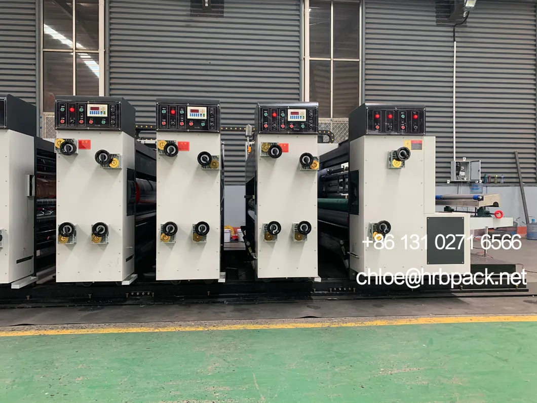 Flexographic Printing Slotting Die Cutting Carton Machine
