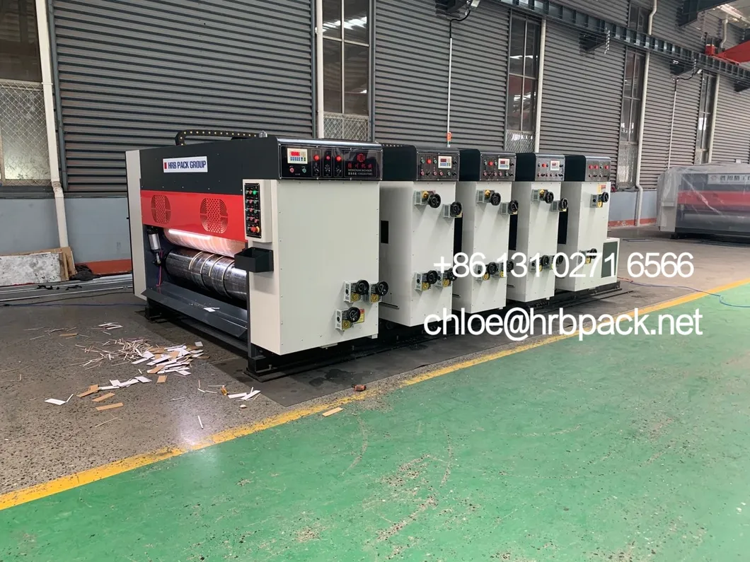 Flexographic Printing Slotting Die Cutting Carton Machine