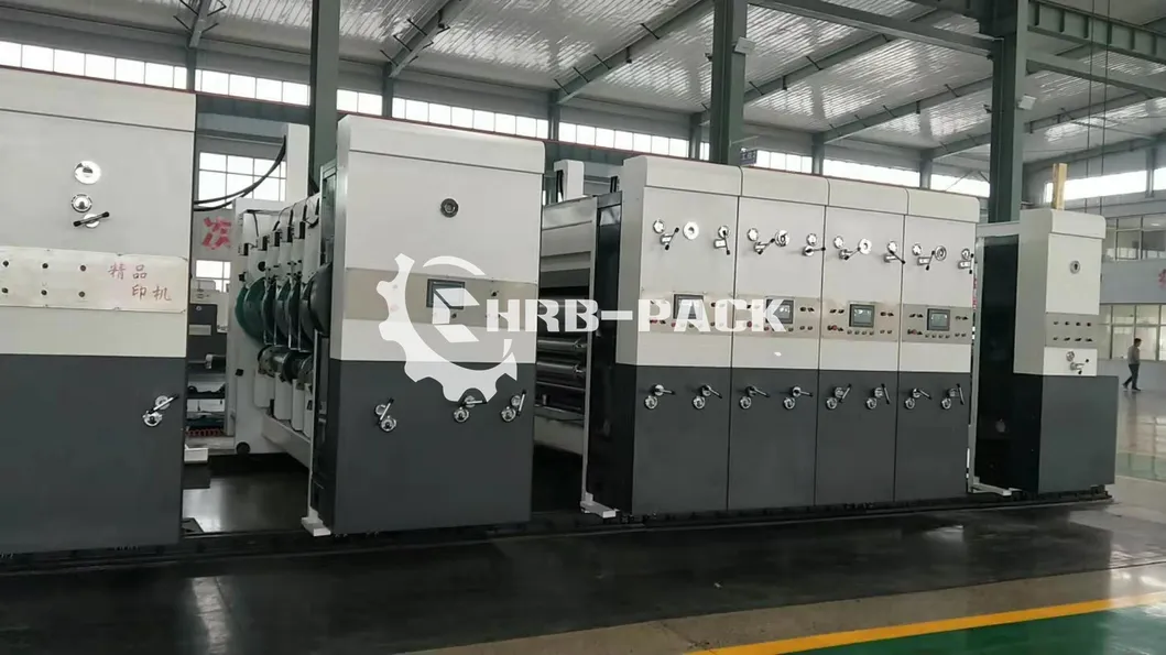 High Speed 4 Color Printer Slotter Die Cutter Box Machine; 1600*2800mm Big Size Printing Box Machine