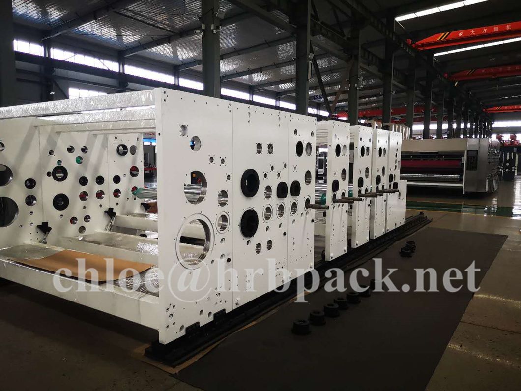 High Speed 4color Printing Slotting Die Cutting Box Machine; Flexo Printer Machine