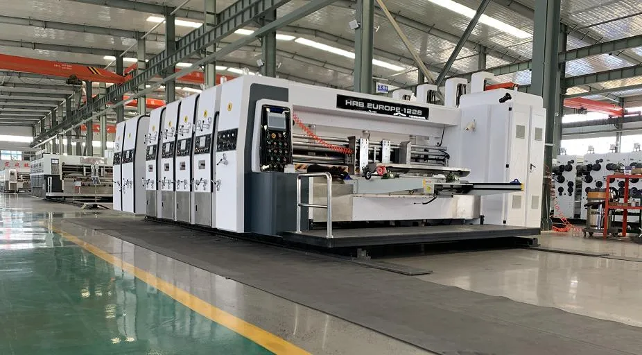 High Speed 4color Printing Slotting Die Cutting Stacker Paperboard Machine; Automatic Flexo Printer Slotter Die Cutter Machine