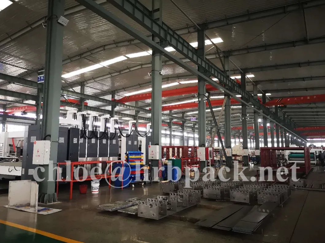 High Speed 4color Printing Slotting Die Cutting Stacker Paperboard Machine; Automatic Flexo Printer Slotter Die Cutter Machine