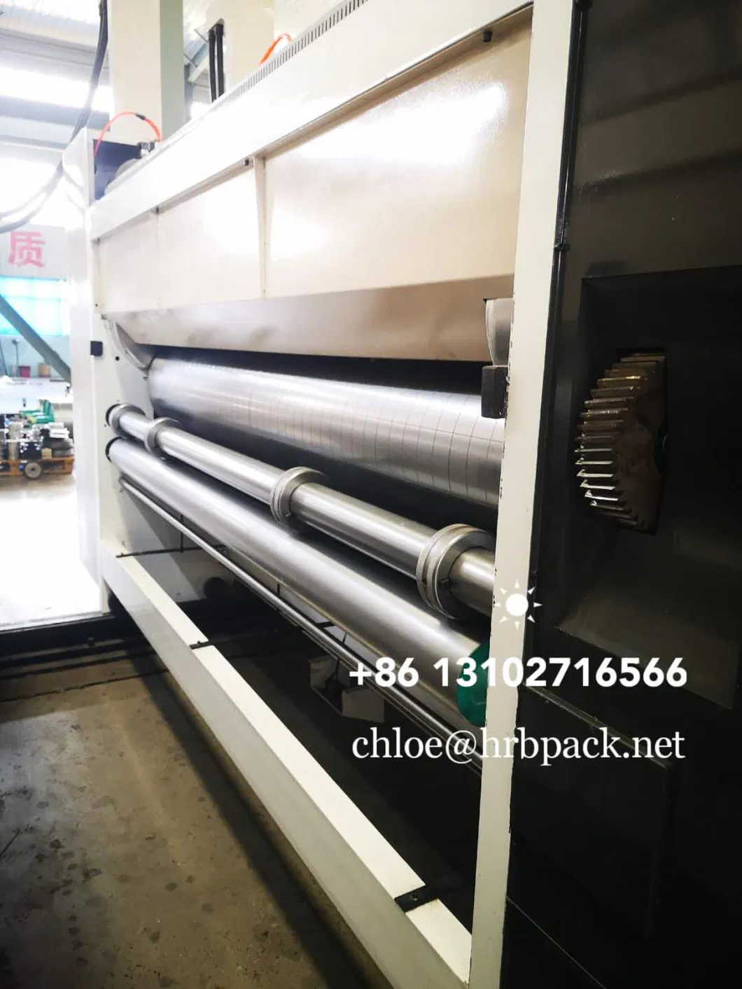 Hrb 5color Flexo Printing Slotting Die Cutting Carton Box Machine; Flexo Printing Machine