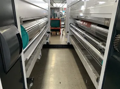 Hrb Flexographic 4 Color Printing Rotary Die Cutting Carton Box Machine;