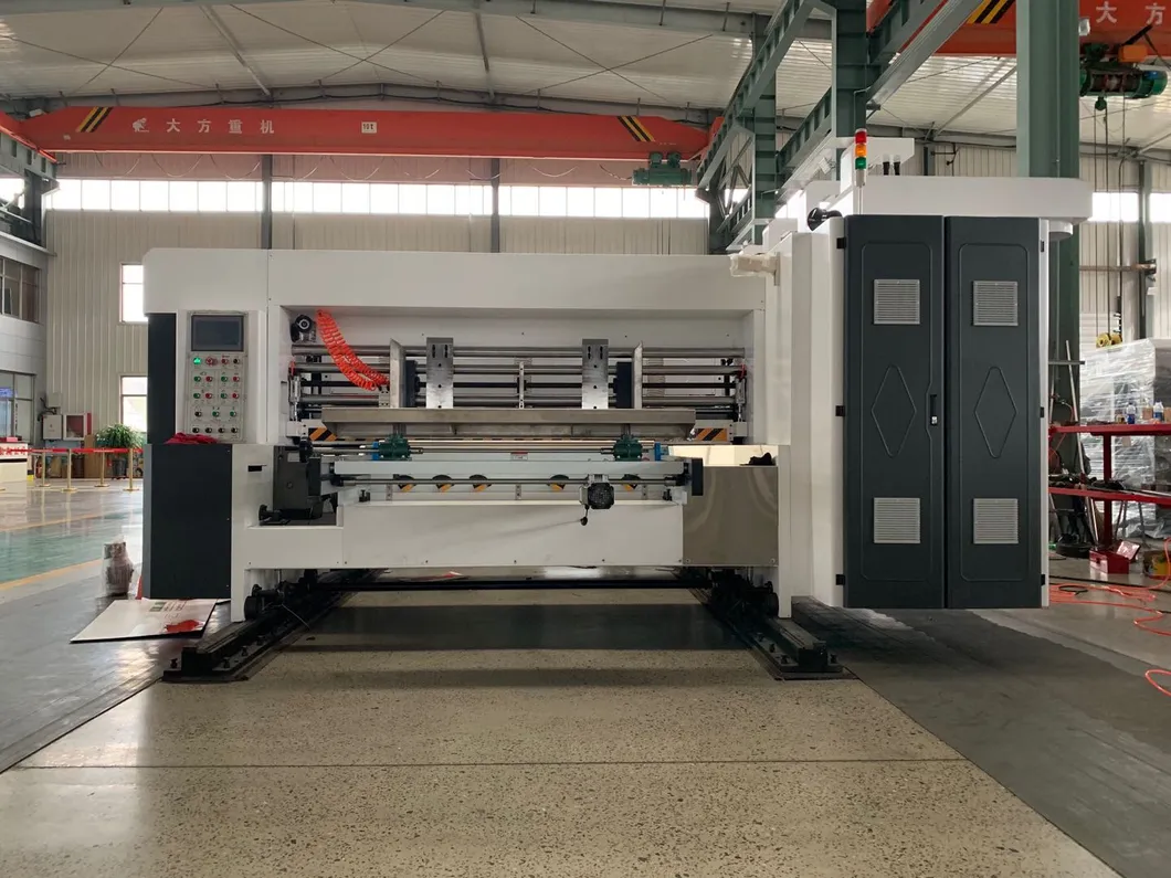 Hrb Flexographic 4 Color Printing Rotary Die Cutting Carton Box Machine;