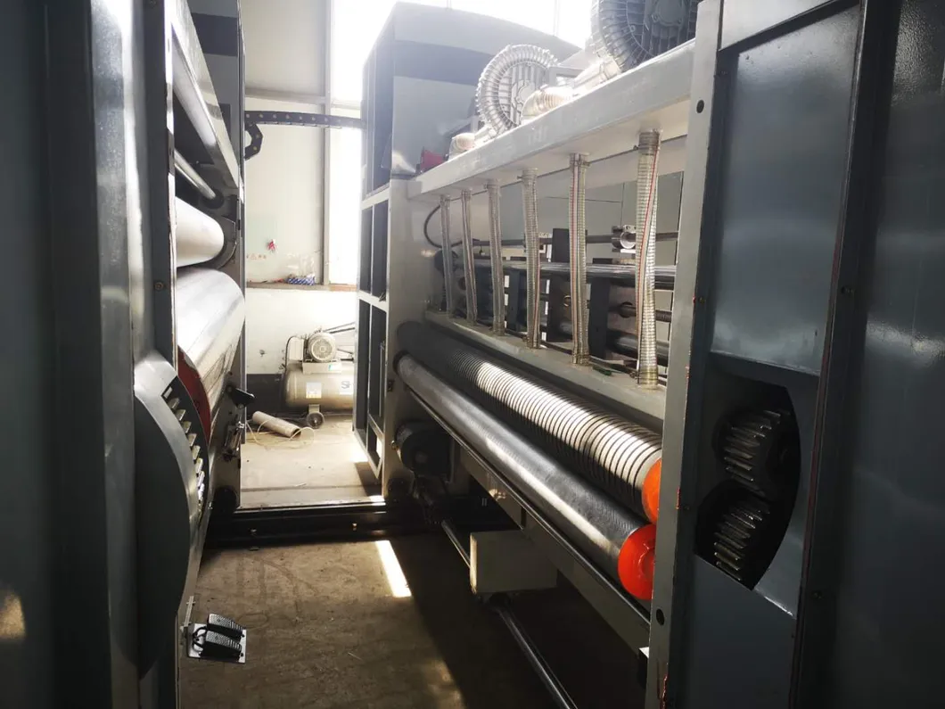 Hrb HD Flexo Printing Slotting Die-Cutting Box Machine; Vacuum Transfer Making Carton Box Printing Machine