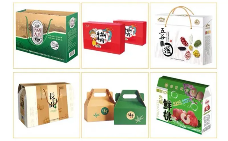 Hrb Vacuum Transfer Flexo Printer Fold Gluer Carton Box Machinery; Case Maker Line