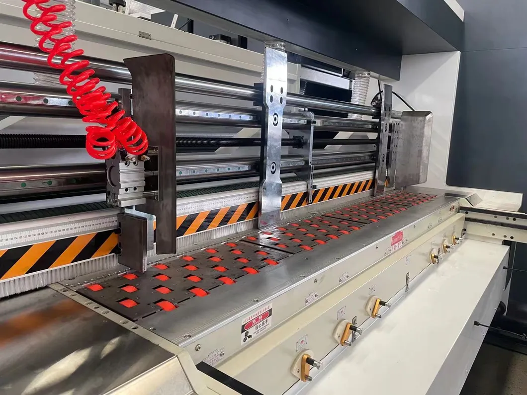 Hrb Vacuum Transfer Flexo Printer Fold Gluer Carton Box Machinery; Case Maker Line