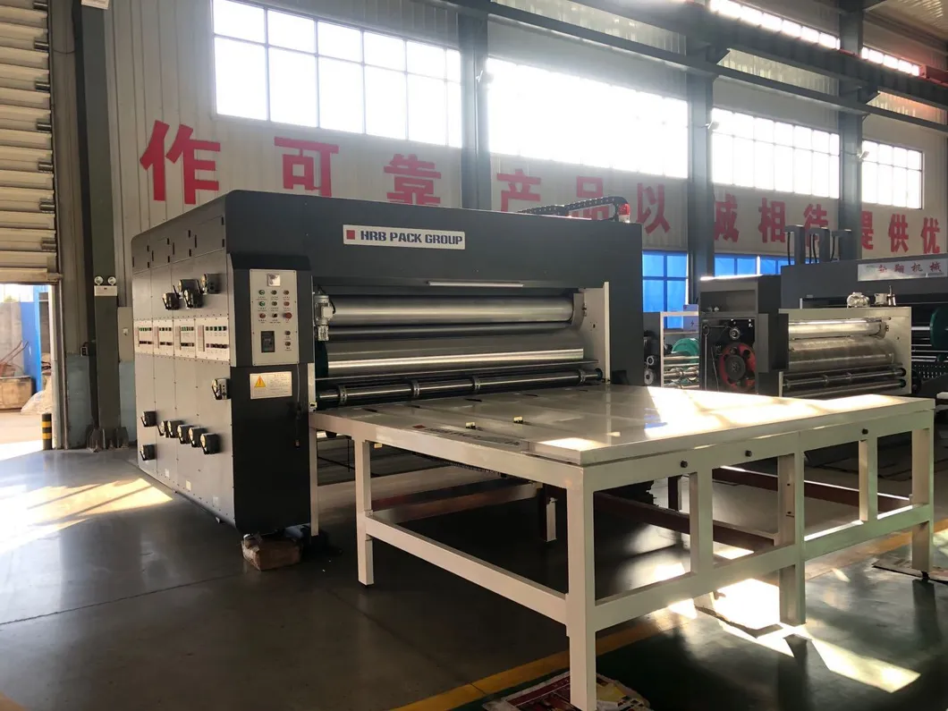 Semi Automatic Printing Slotting Die Cutting Box Machine; Flexo Printing Machine