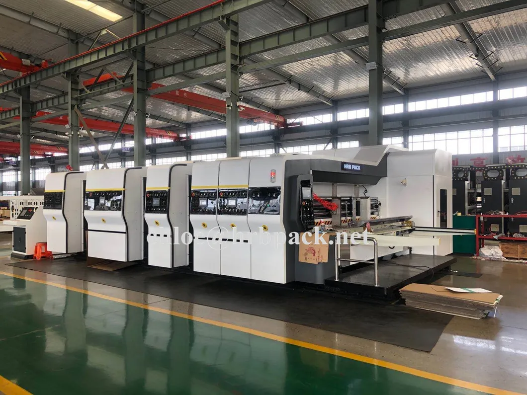 Vacuum Printing Slotting Die Cutting Box Machine; Flexographic Printing Box Machine